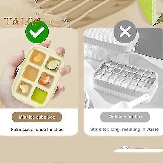 Ice Cube Tray Mini DIY Long Lasting Unique 6 Grids Ice Mold Kitchen Tool