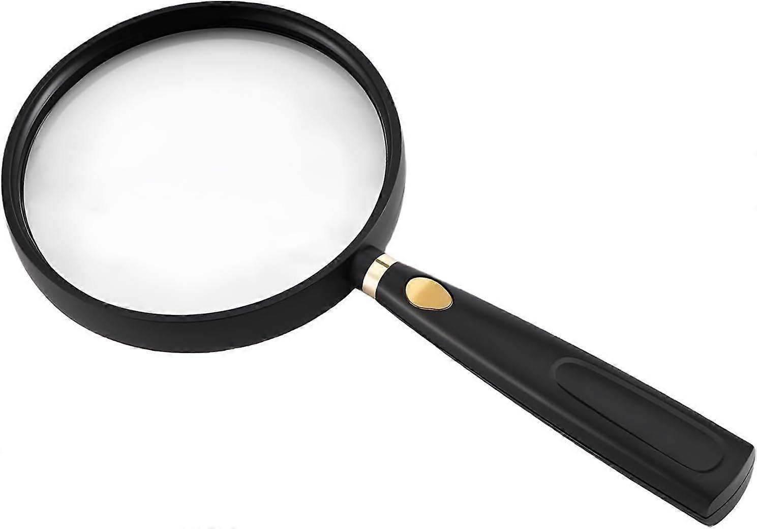 5X Magnifying Glass Magnifying Glass Reading Magnifier for Elderly and Children 90mm Magnifying Glasses for Inspection for Science Books Newspapers R