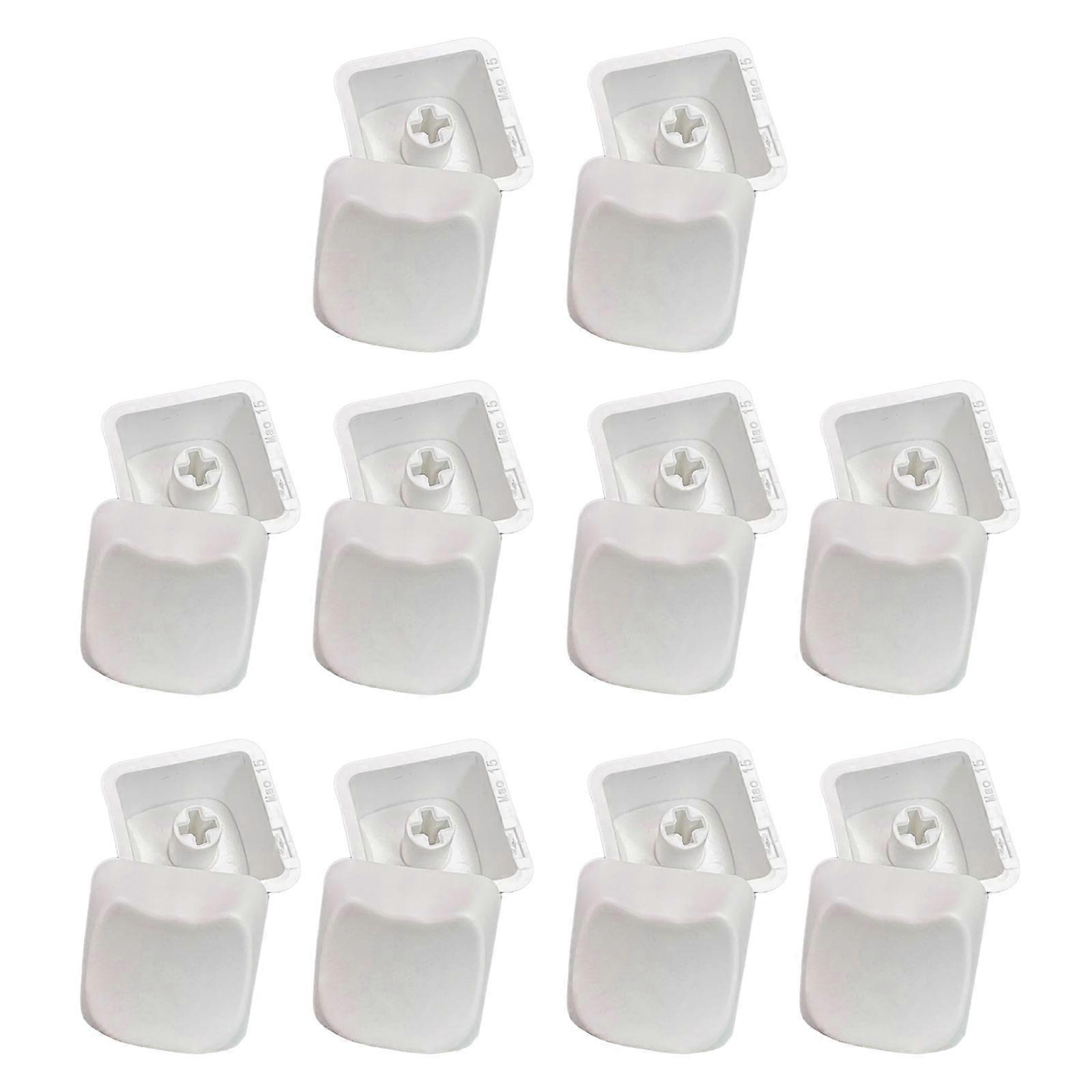 MAO Profile PBT Cats Head Shaped Keycaps Square Thermals Sublimations Keycaps for Mechanical Keyboards Customization  White
