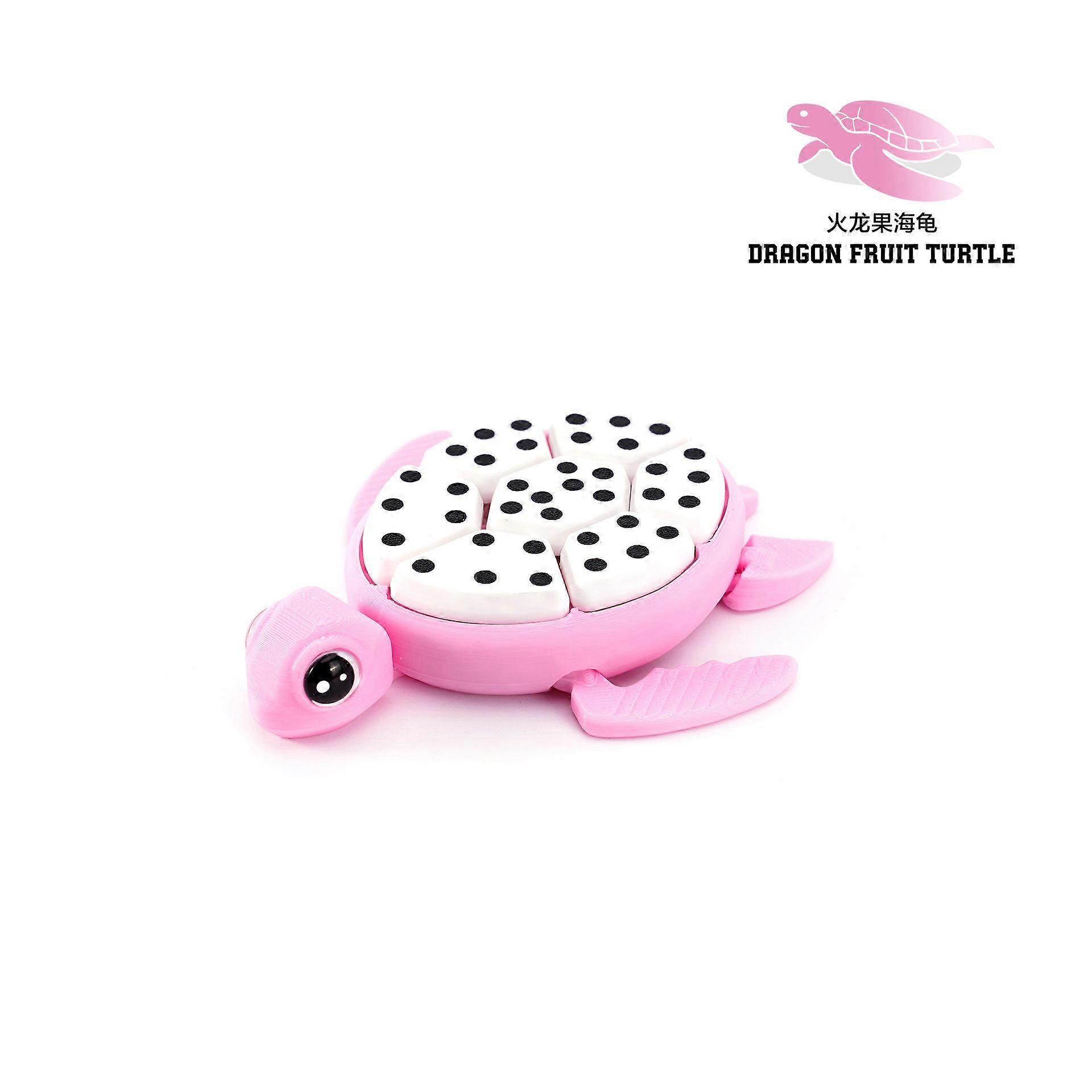 3D Printing Button Decompression Turtle Toy Decoration Cute Crafts Office Desk Surface Panel Hand-Made