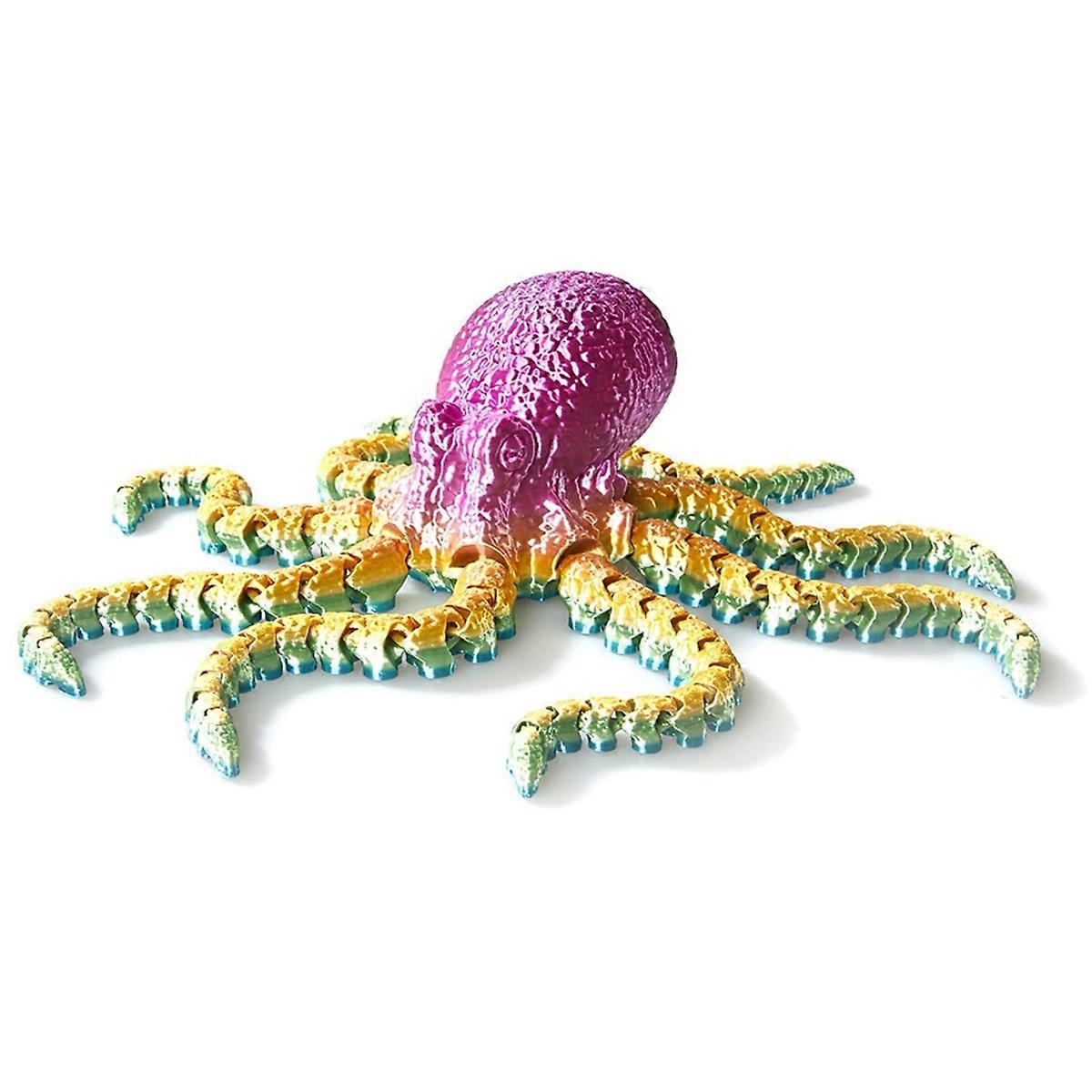 3D Printed Octopus Ornament Doll Toy for Kids,Random Color