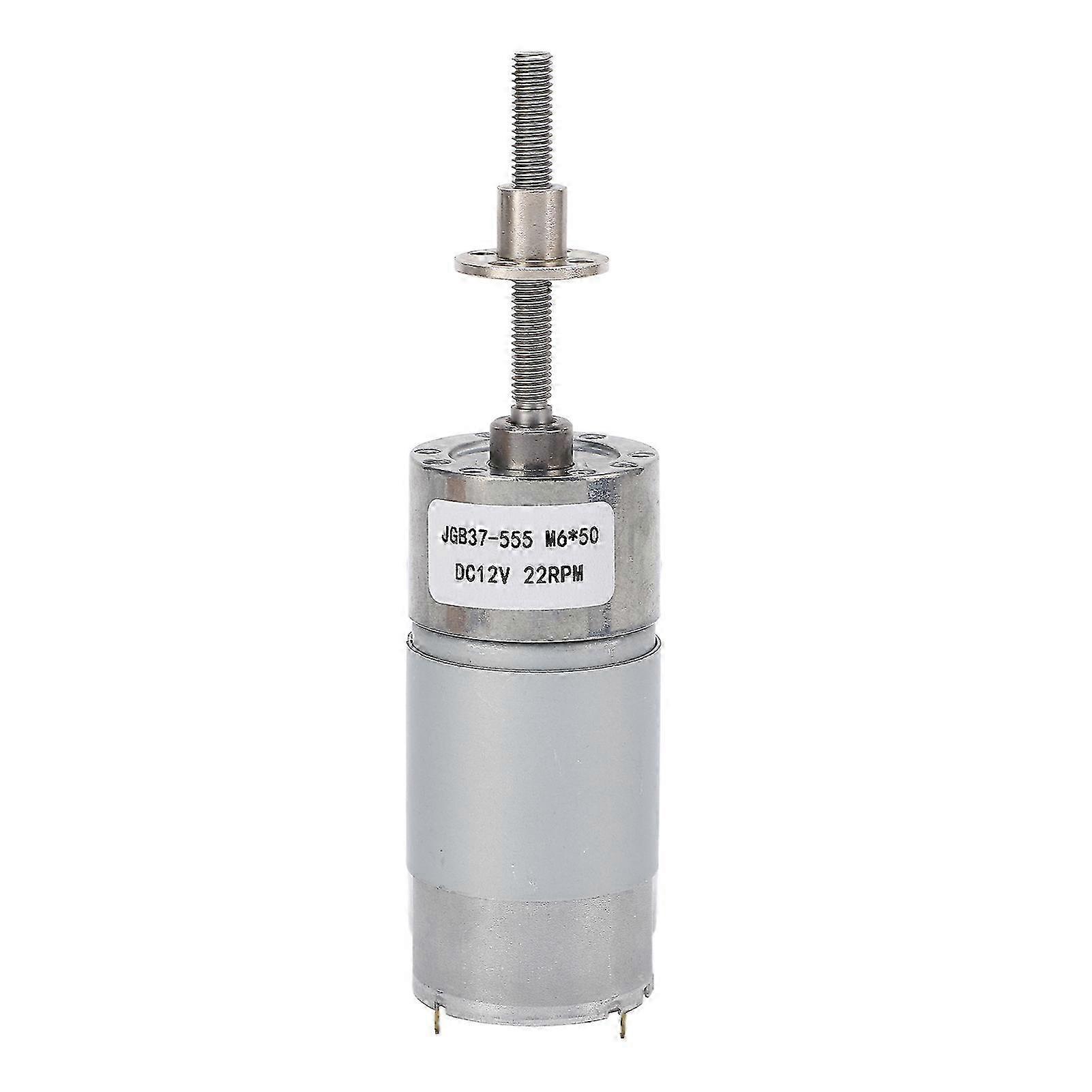 DC Geared Motor High Tosion M6 X 50 Adjustable Micro Speed Reduction Motor for Eletric Fan DC12V 22RPM