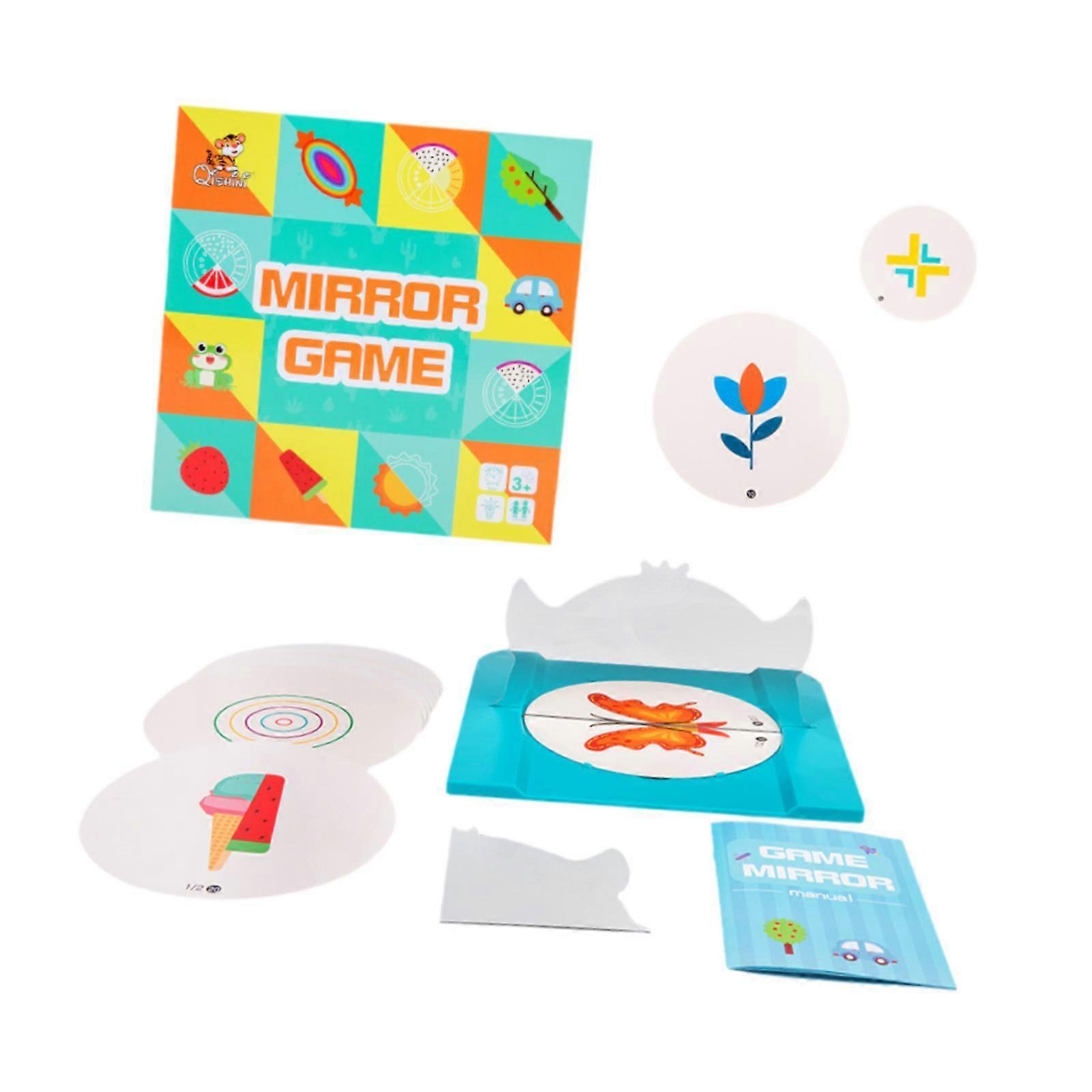 Mirror Game Cognitive Development Portable Visual Board Game for Boy Girls