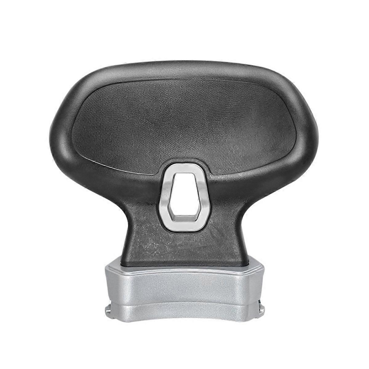 Motorcycle Modification Rear Passenger Backrest Waist Support Cushion for 368G 368 G 368-G Black & Silver