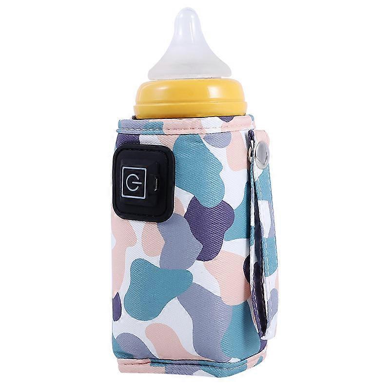 USB Baby Warmer Three Level Temperature Adjustment Hook and Loop Design Portable Milk Bottle Heater