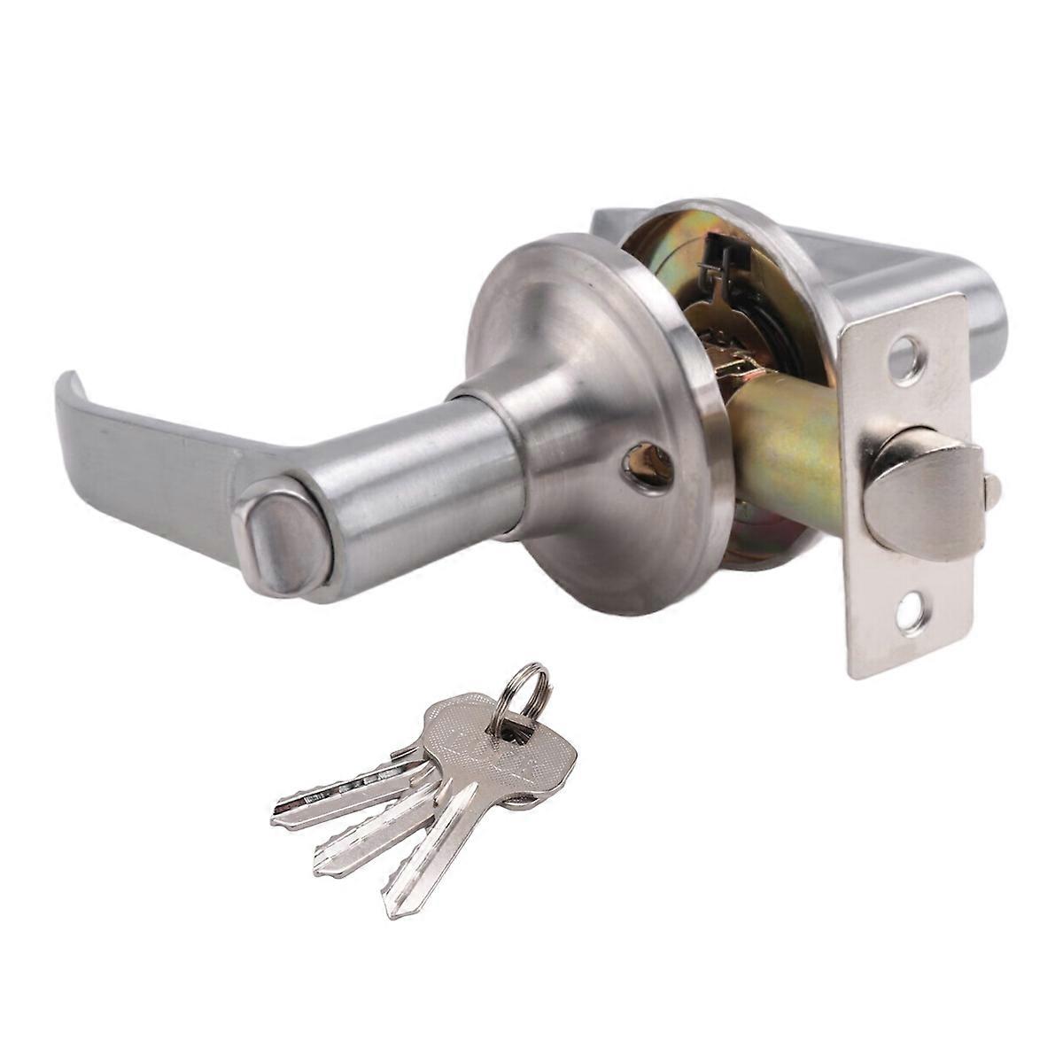 Door Handle Lock Entry Sliding Home Use for Bedroom Indoor Household