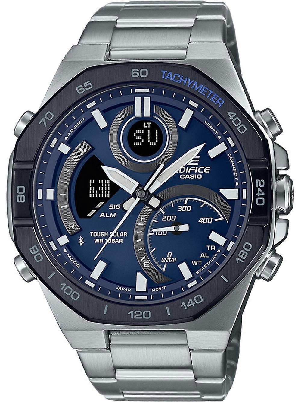 Casio ECB-950DB-2AEF Men's Watch Edifice Racing Multicolor Solar 48mm 10ATM