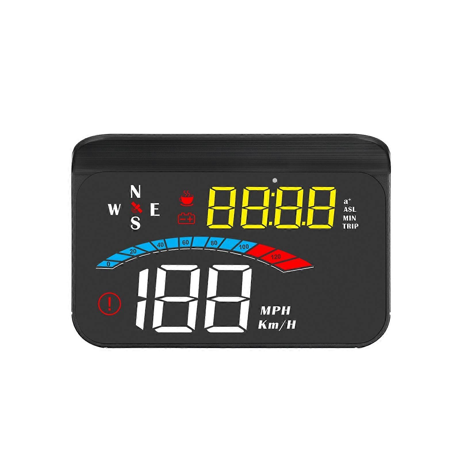 GPS + Beidou Dual-mode Vägmätare Head-up Display för motorfordon Tydlig LCD-mätare