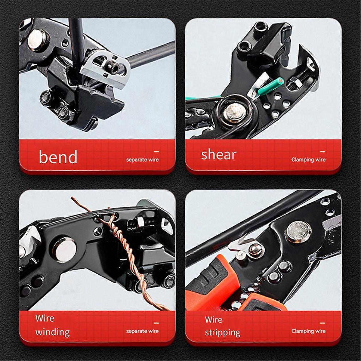 Multifunctional Wire Stripping Pliers Industrial Electrician Plier A