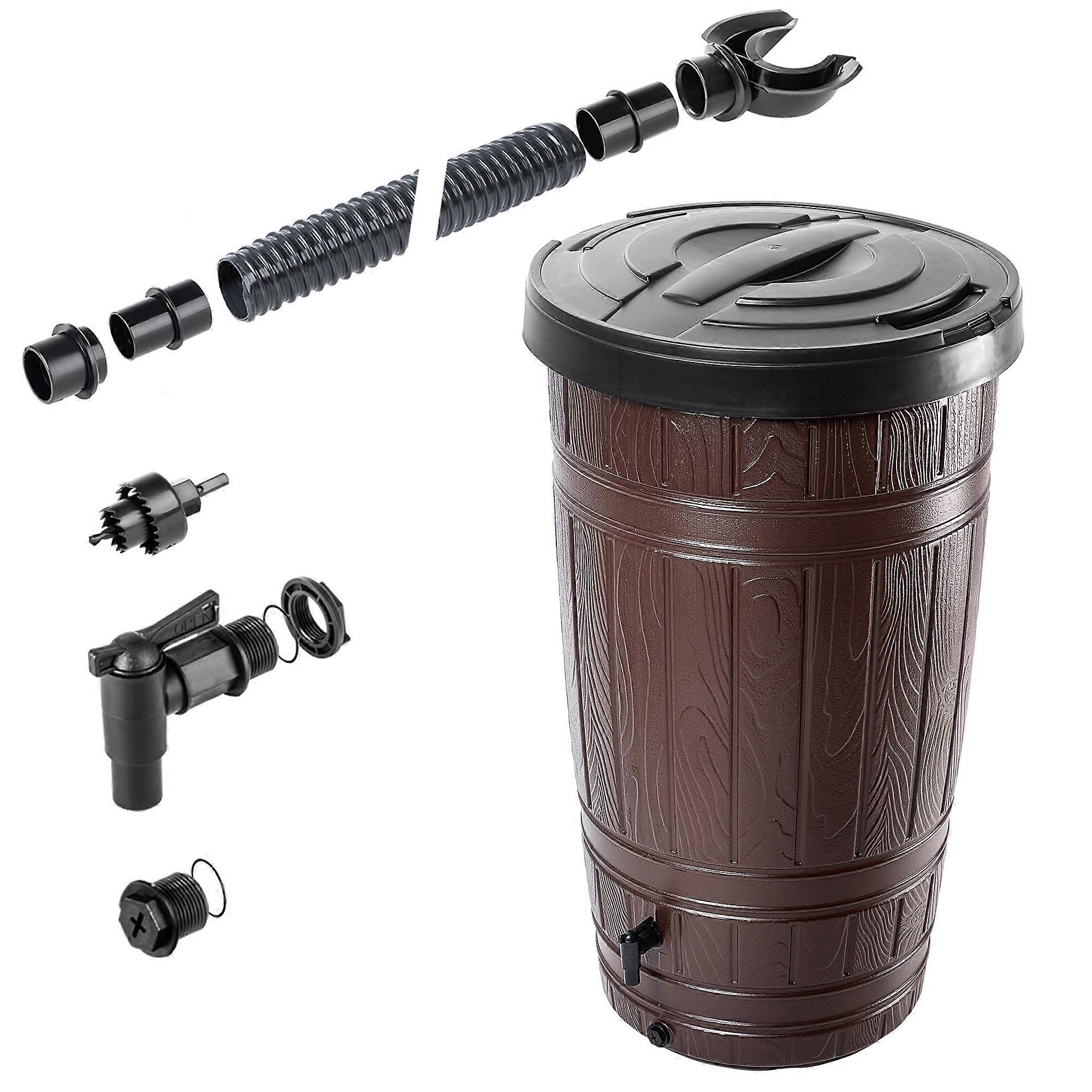 KADAX Regenwassertank 265L mit Hahn und HDPE-Filtern