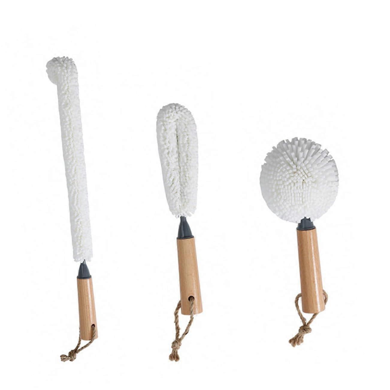 Set de 3 brosses de nettoyage pour le nettoyage de la verrerie dans le gobelet et la carafe