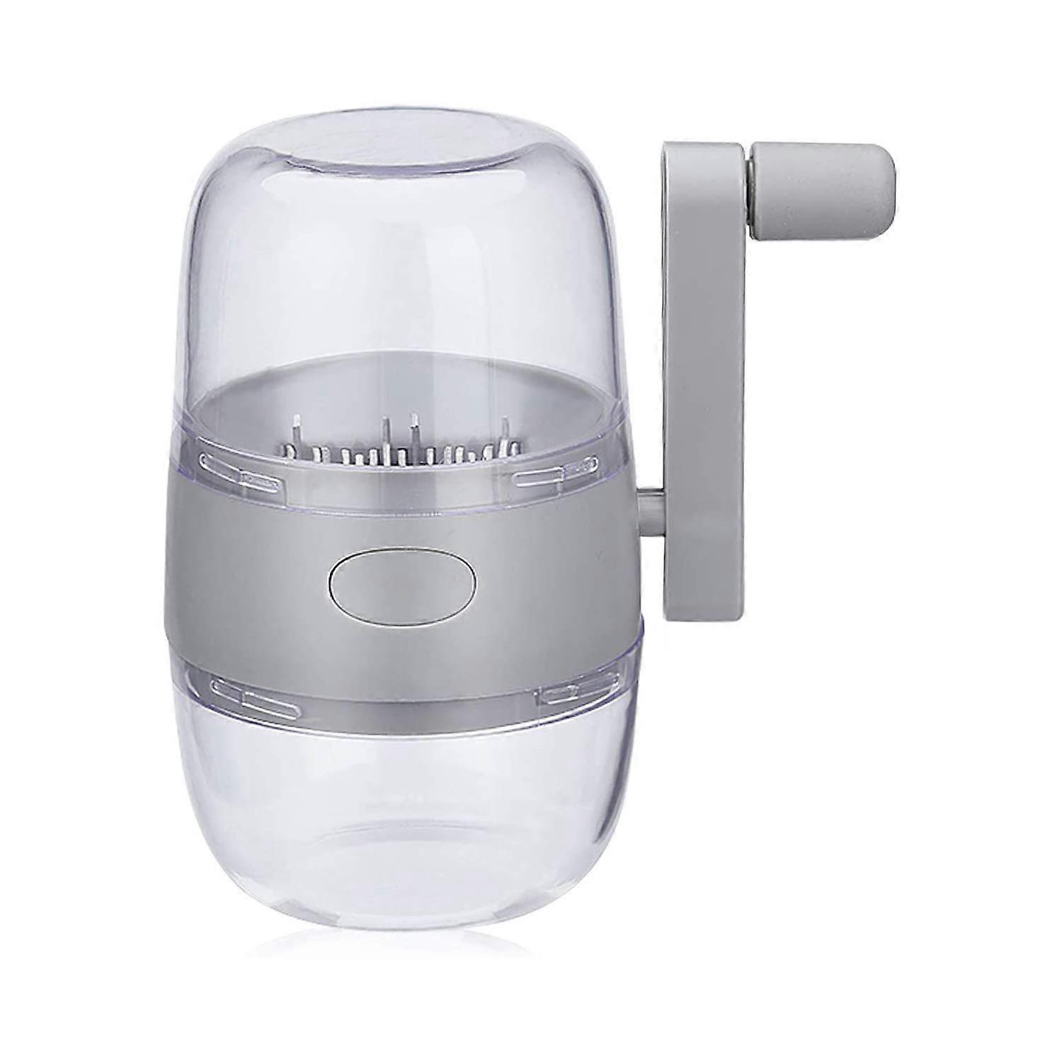 Manual Nut Grinder with Hand Crank, Stainless Steel Nut Chopper for Baking, Kitchen Use, Compatible with Various Nuts