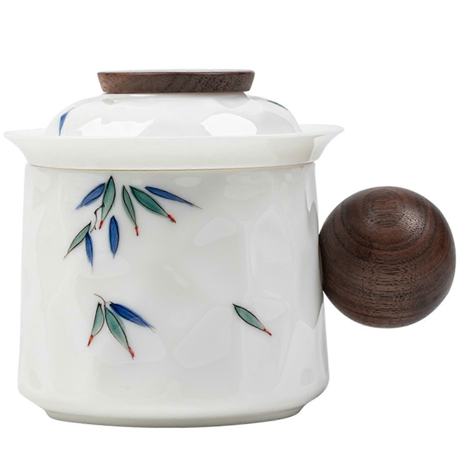 Ceramic Tea Mug with Strainer Infuser Office Business Coffee Cup for Tea Lovers