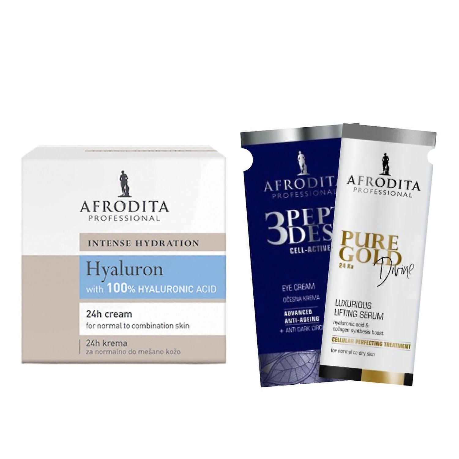Afrodita Hyaluron 24h Cream for Combination Skin + 2 Samples