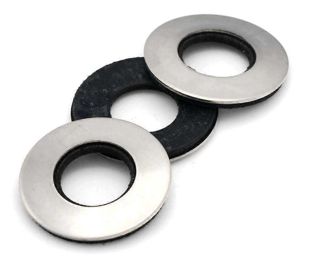 Neoprene EPDM Washers 18/8 SS - 1/4' (OD .627) Qty-100