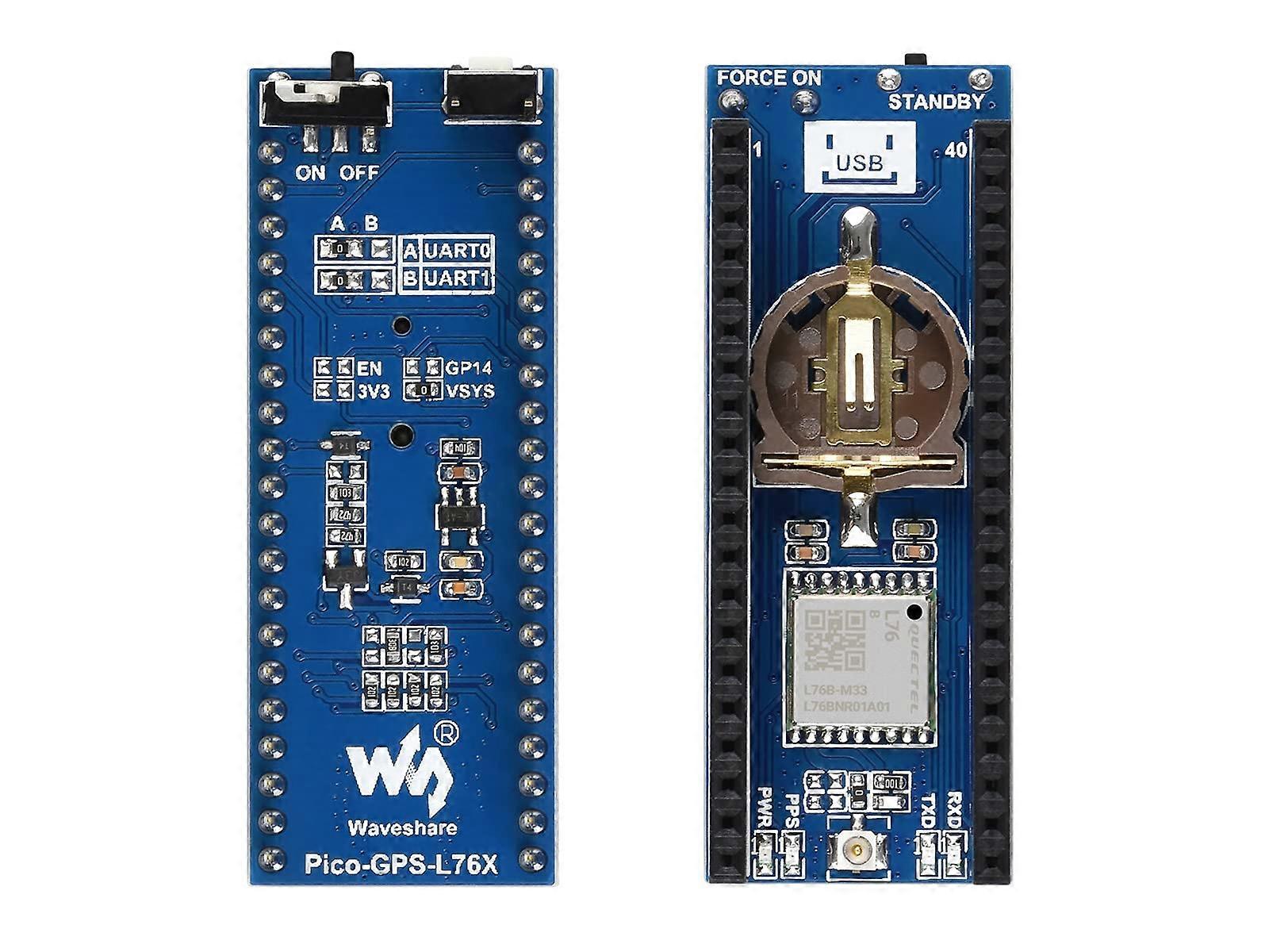 L76B GNSS module support for Raspberry Pi Pico GPS/BDS/QZSS