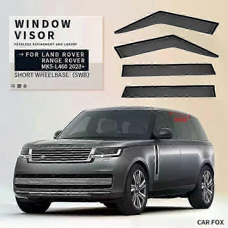 Applies To For Land Rover Mk5 L460 2023+ Short Axis Version Window Visor Vent Shades Ventvisor Wind Deflectors Visors Rain Visor