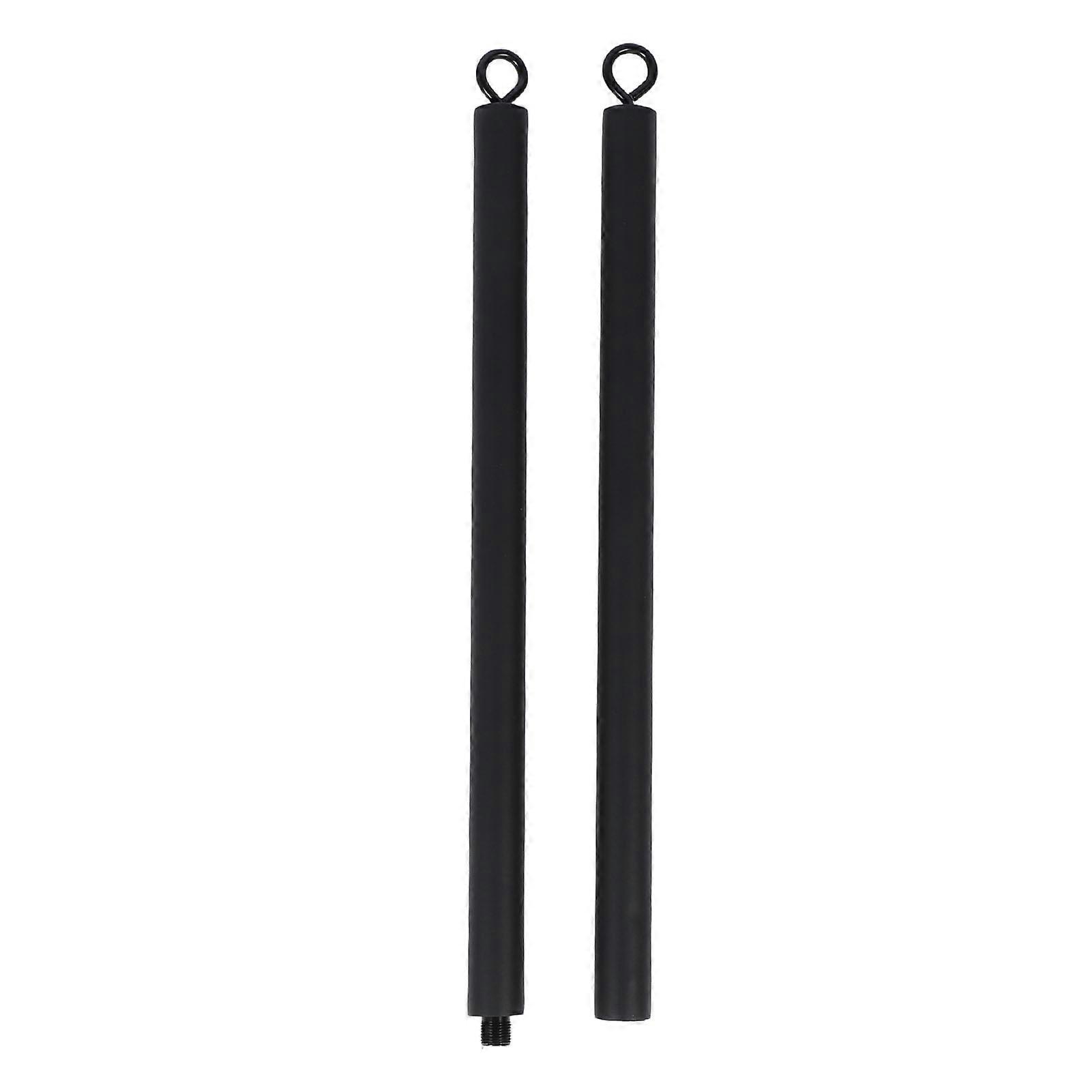 2-Section Detachable Pull Up Bar Double Hook Straight Bar for Gym Cable Machine Pulley System