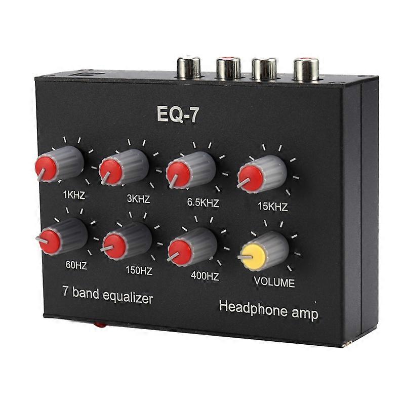 EQ-7 Car Audio Headset Verstärker 7-Band EQ Equalizer 2 Kanal Digital Sound Equalizer