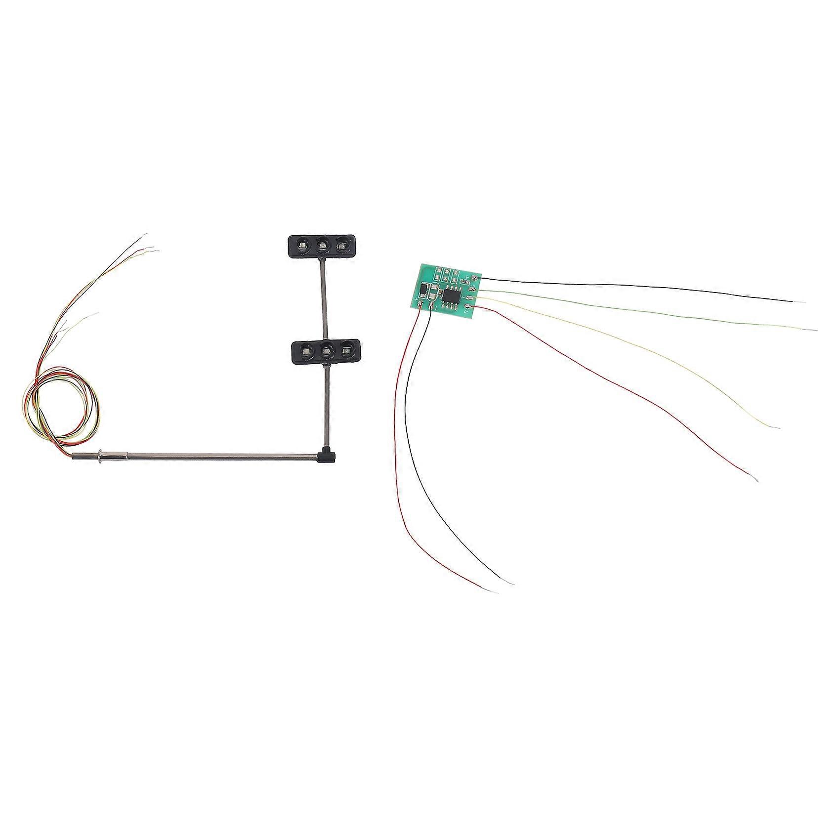 3 Color Traffic Light Signals Ho Oo Scale Model 6 Led