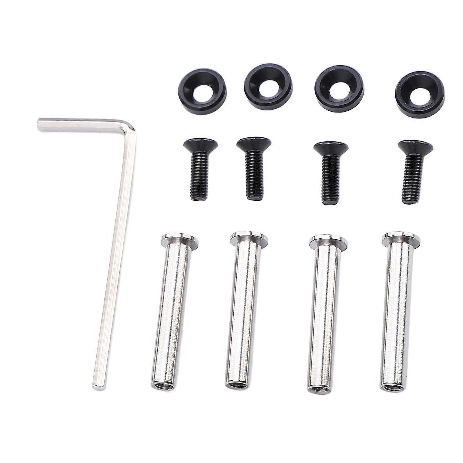 Computer Case Fan Color Anodizing CPU Stainless Steel PC Cooling Fan Mount Screws Kit with Washers