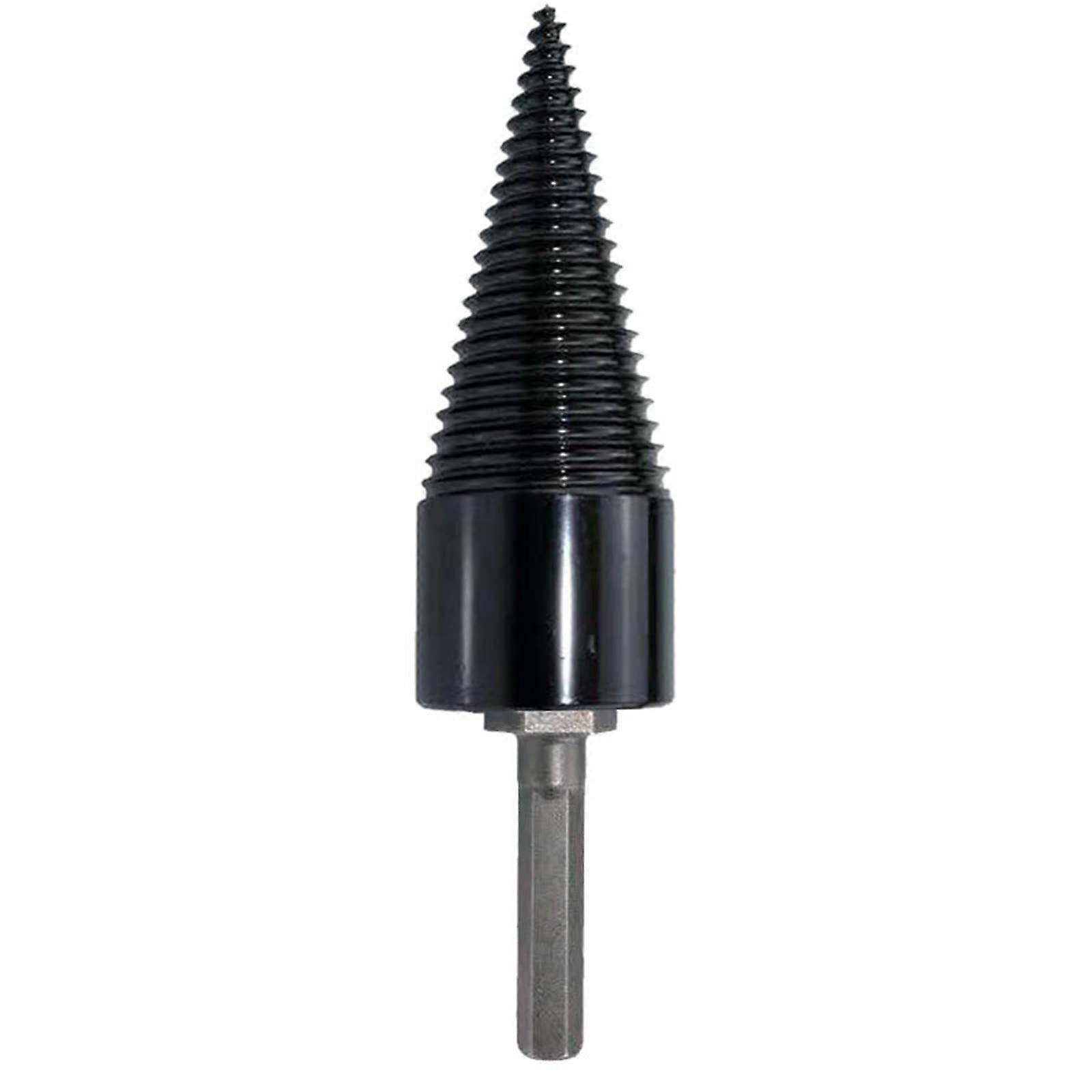 Splitting Wood Cone Drill Bit,Removable Firewood Log Splitter Drill Bit, Wood Splitter Drill Bits