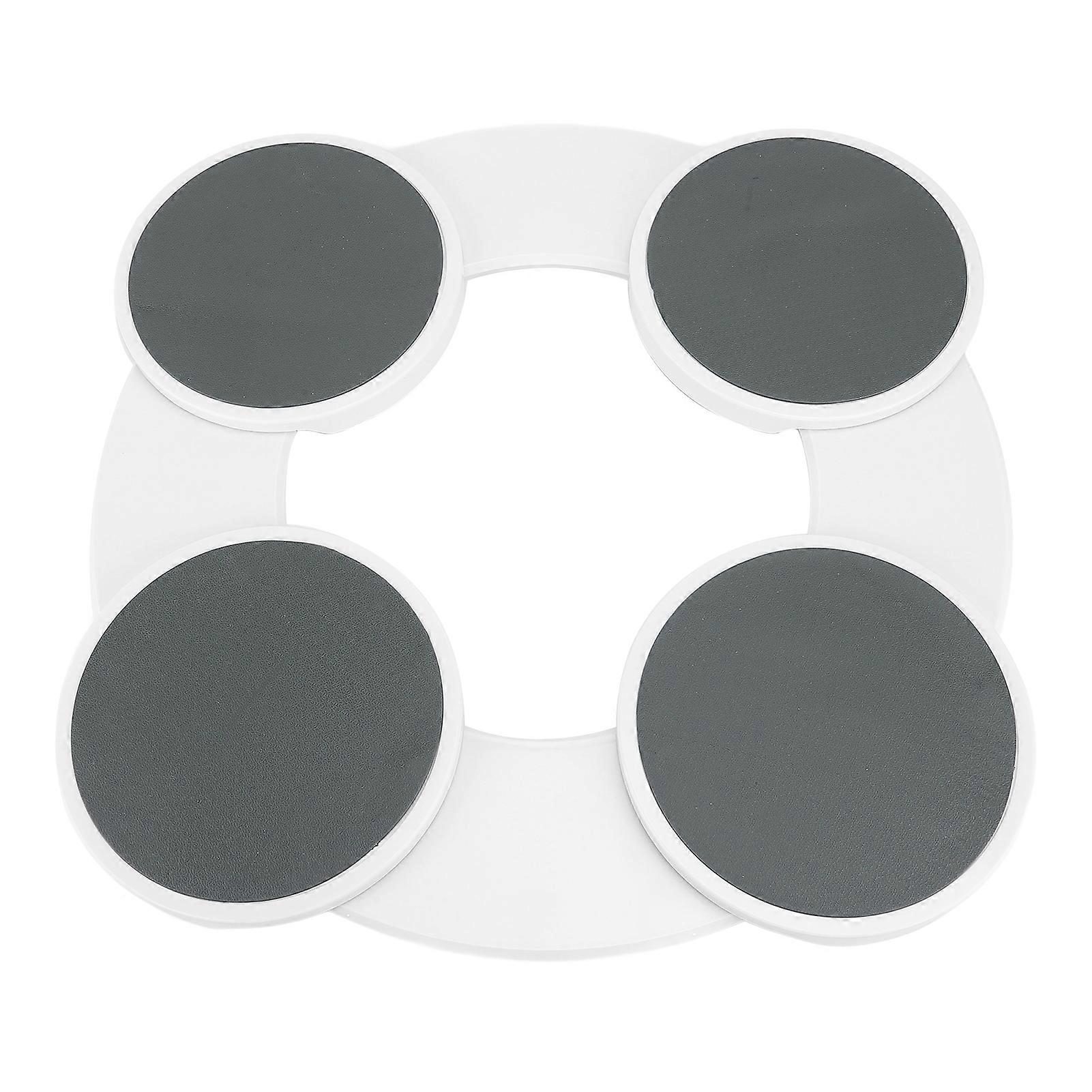 Dining Table Turntable Reusable Tabletop Slide Rail Manual Rotating Tray Round Serving Plate for Kitchen Countertop