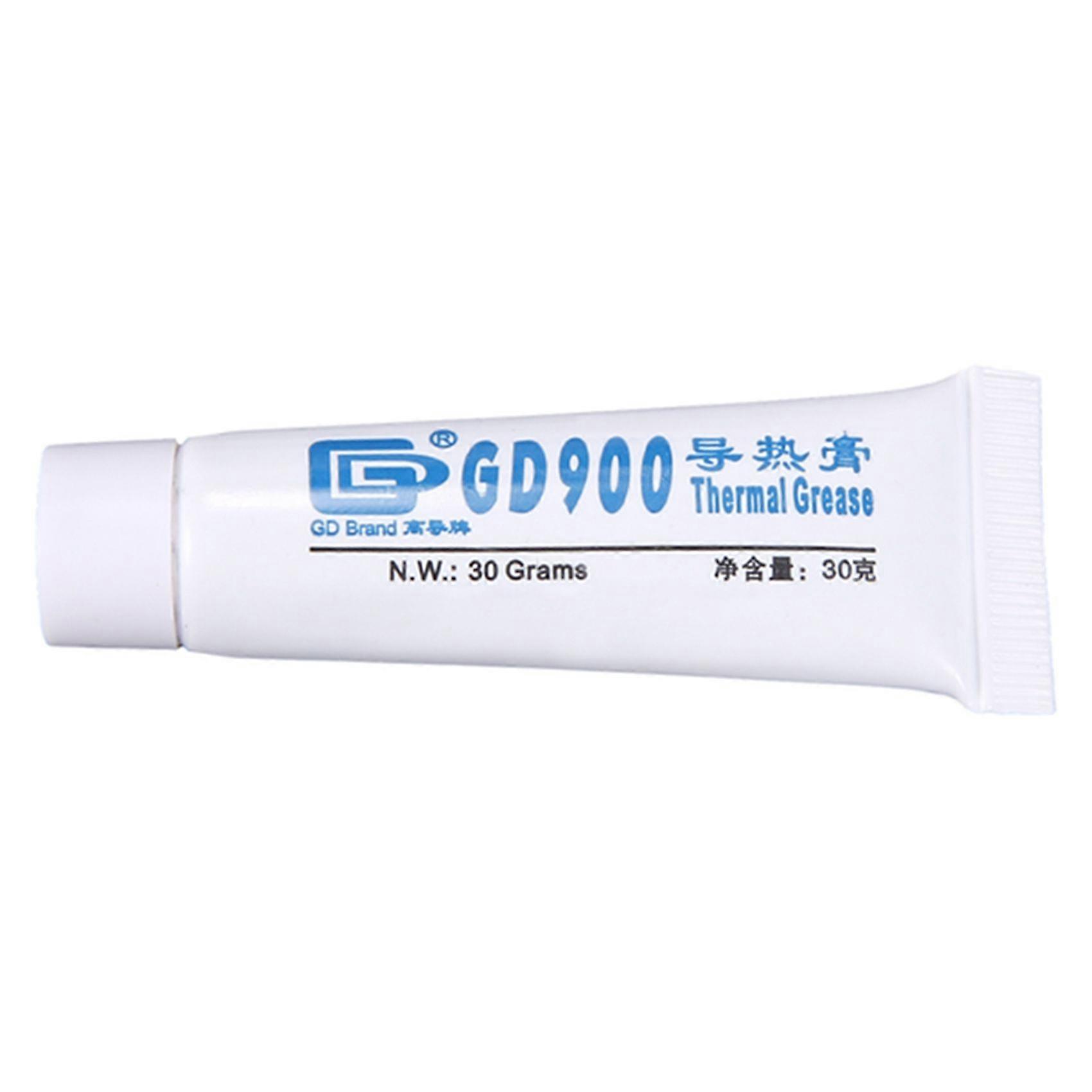 GD900 Thermal Conductive Grease Paste Silicone Plaster Heat Sink Compound Net Weight 30 Grams High Performance Gray For CPU ST30