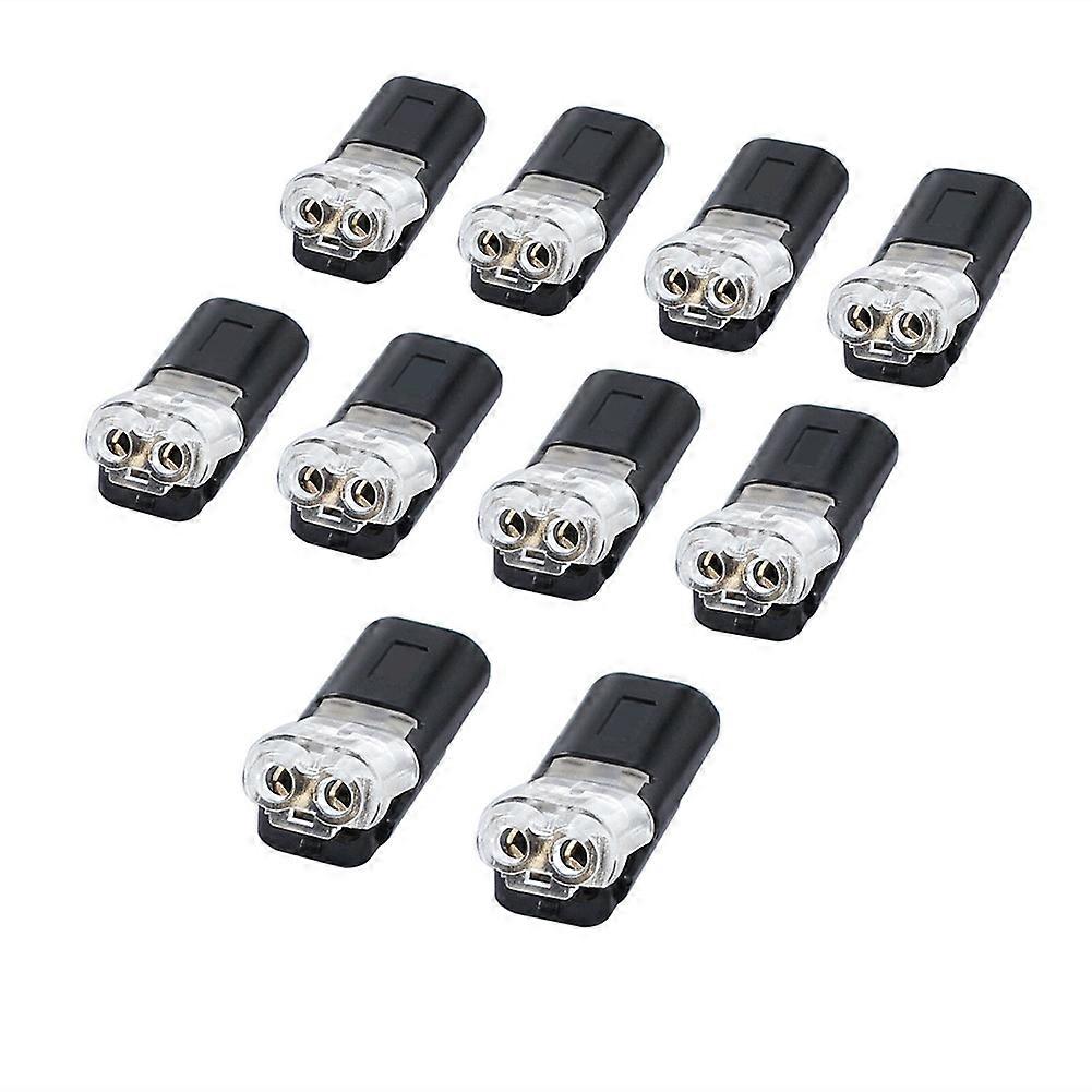 10Pcs 12V Wire Cable Snap Plug In Connector Terminal Connections Joiners