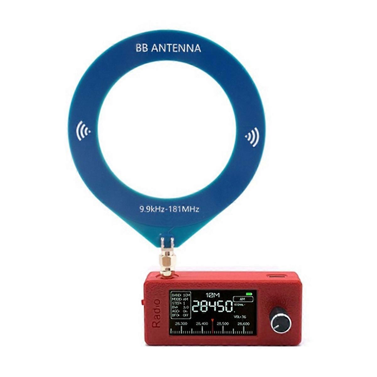 SI4732 0.5-108MHz ポータブルラジオ LSB USB AM FM 1.9インチ IPSスクリーン 全バンドラジオ受信機 ポケットミニラジオ