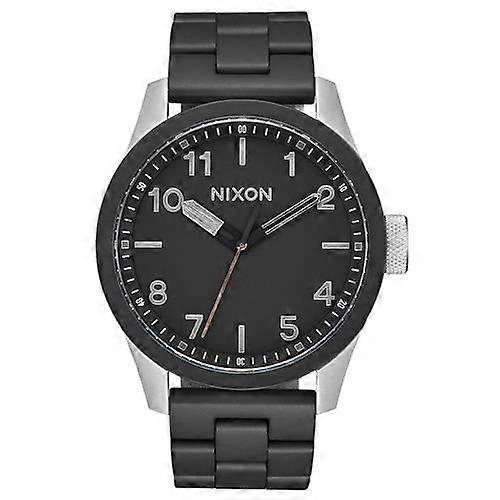 Uhr - Nixon - A9742541 - Quarz - Analog - Schwarzer Stahl