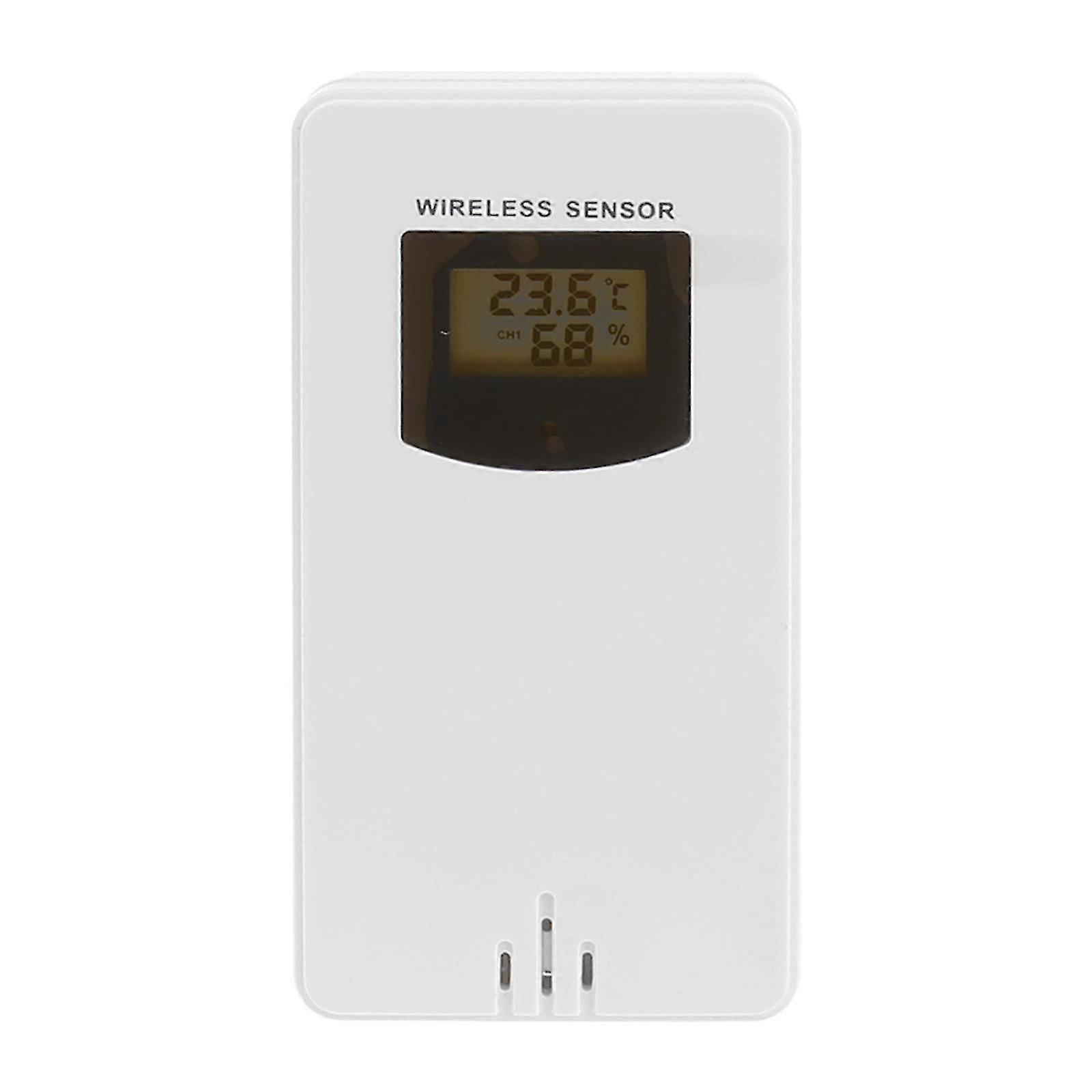 Outdoor Indoor Sensor Temperature Humidity Meter Wireless for Weather Station