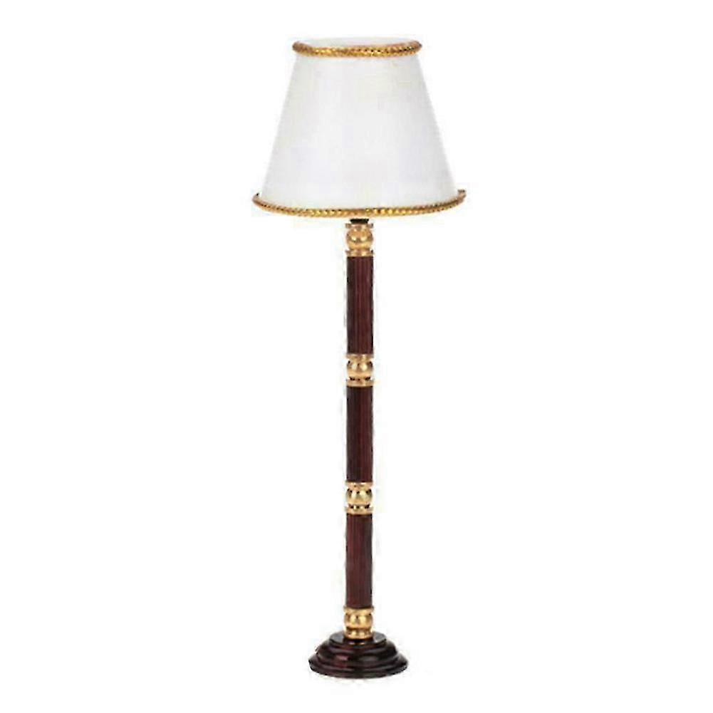 1/12 Dollhouse Miniature LED Light Floor Lamp Battery Powered Switch Wireless Operated-JC