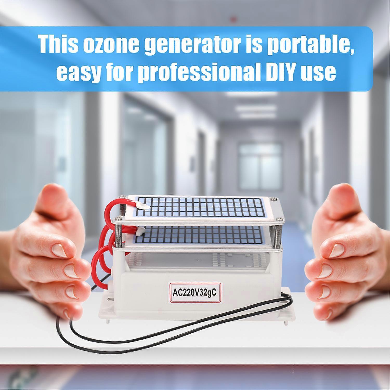 Portable Ozone 32g/h Generator Formaldehyde Remove Machine Air Filter Purifier for Home Car