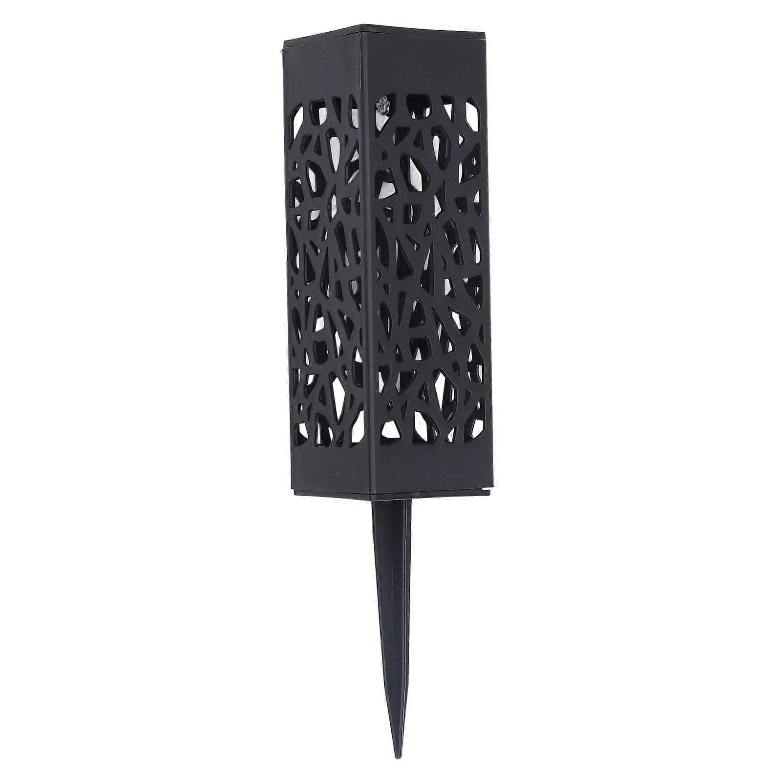 Landscape Light Waterproof Energy Saving Hollow Pattern Decorative Solar Garden Insert Warm Light