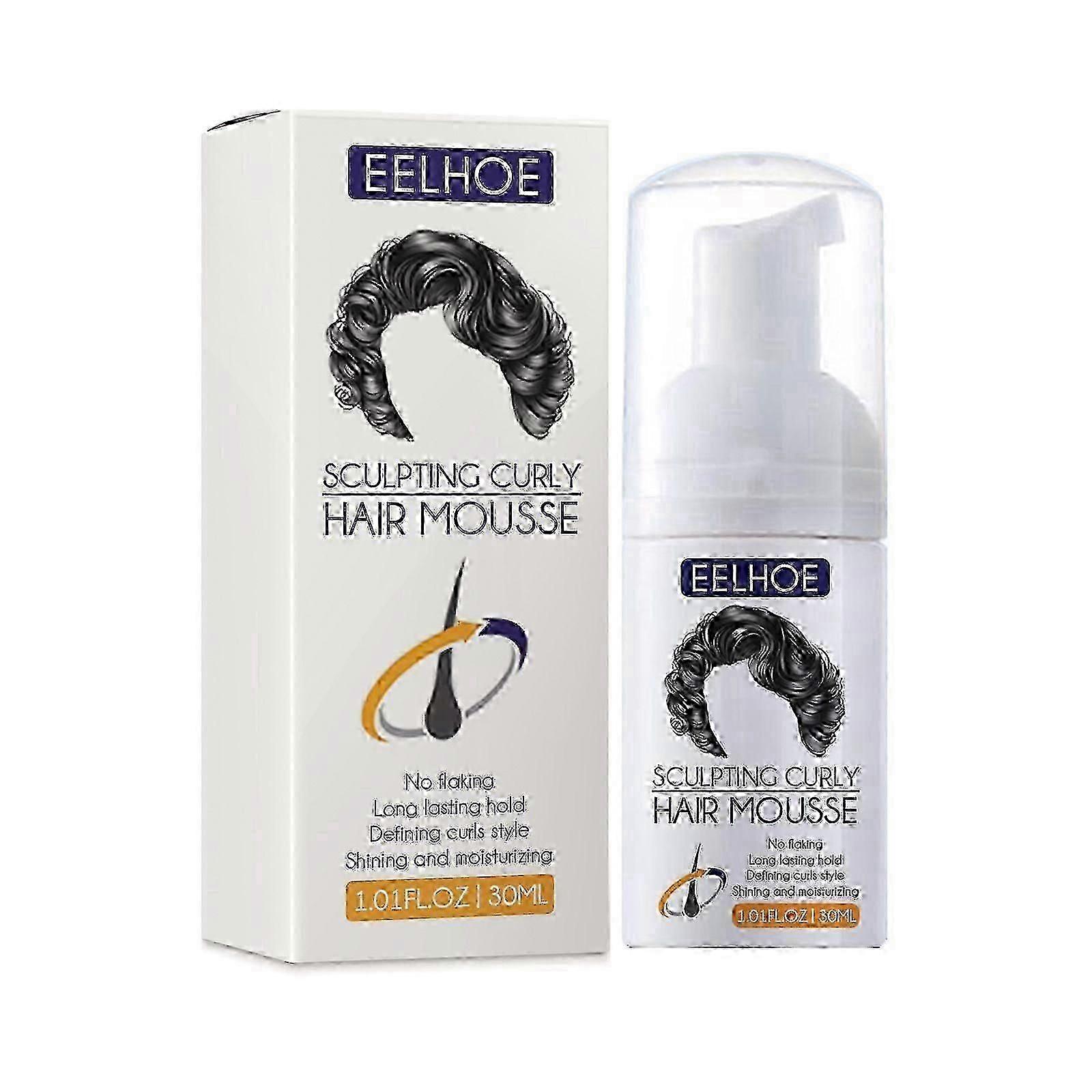 Elastine, Anti-Frizz Krullend Haar Volume Natuurlijke Pluizige Hydraterende Styling Permanent Verzorgingsstijl