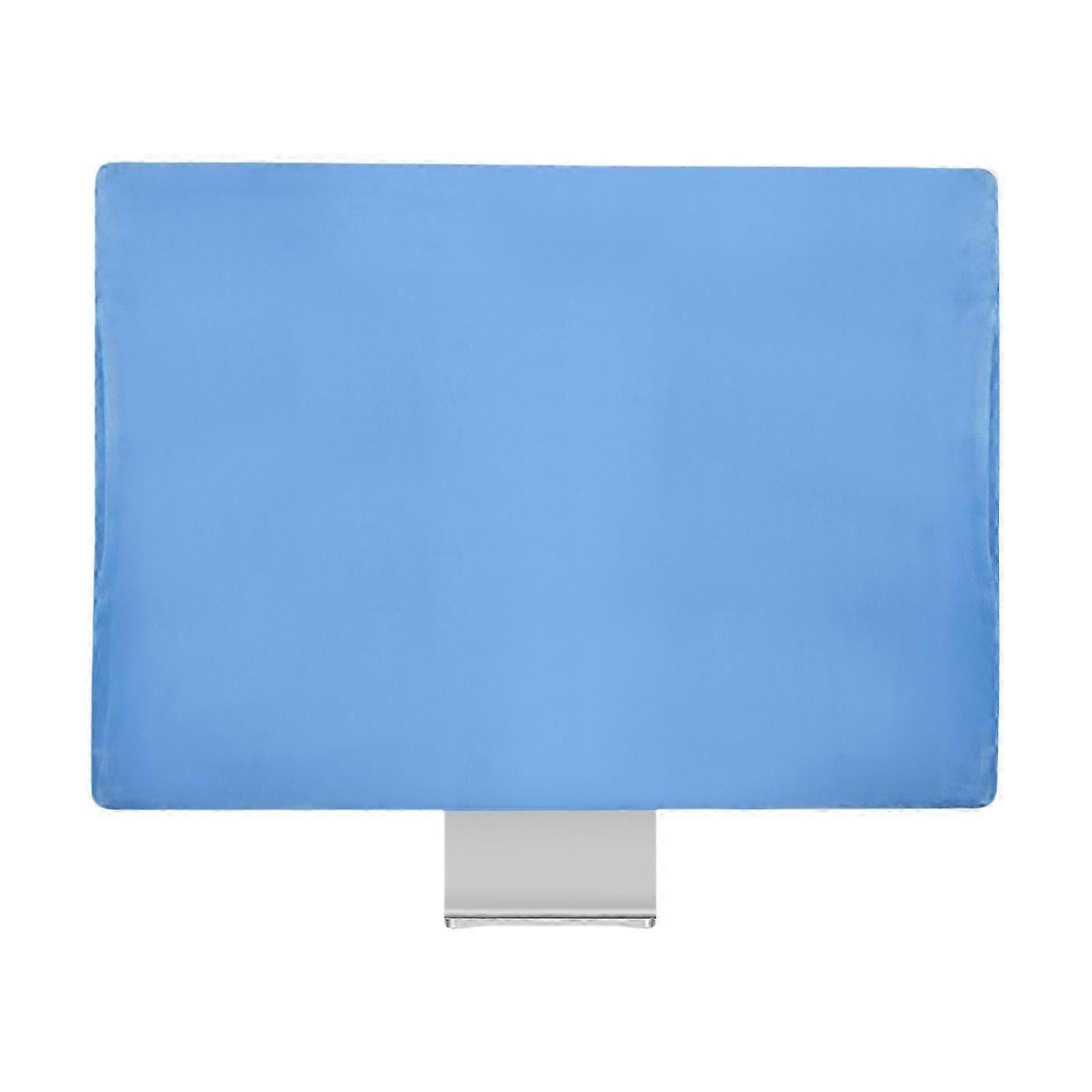 Computer Monitor Dust Cover Screen Protective Sleeve for 24inch Desktop Computer Anti Static Dustproof LCD LED Panel  Purple