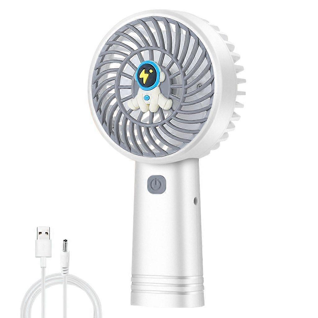 Portable Desk Small Fan USB Rechargeable Handheld Fan Quiet Cooling Tool