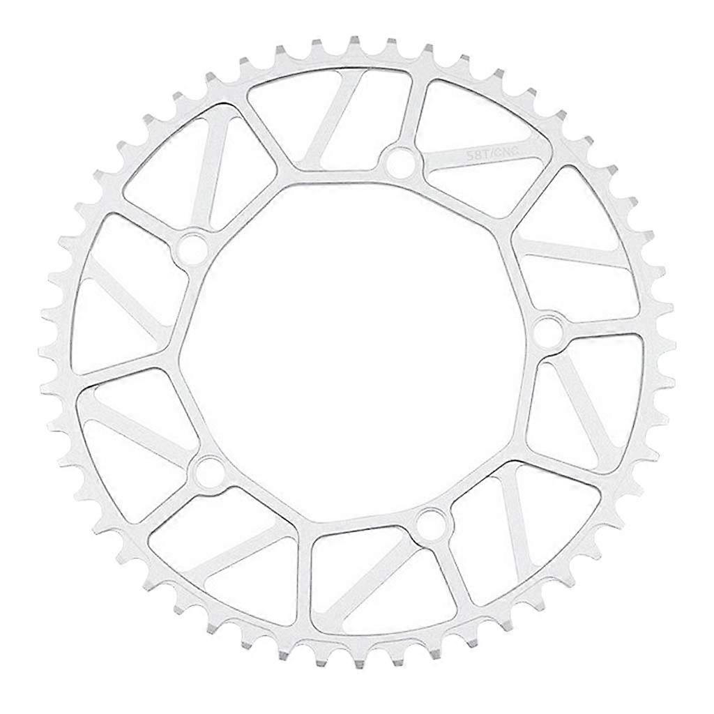 Kettenblätter, Ποδήλατο Ritzel 130BCD 46T 48T 52T 54T 56T 58T Ασήμι 58T