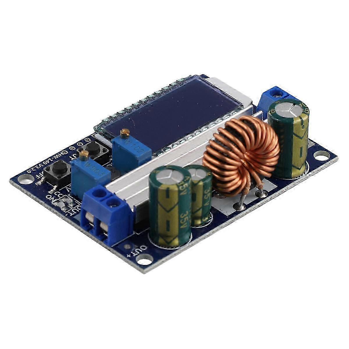 Adjustable Voltage Regulator Module with LCD Display, Versatile Step-Up/Down Voltage Control Perfect for DIY Electronics