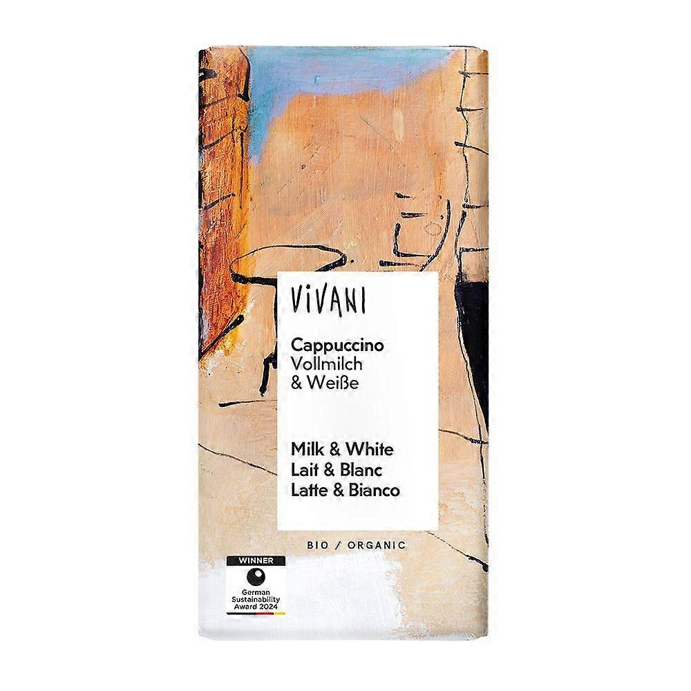 Vivani 牛奶白卡布奇诺巧克力有机 100g