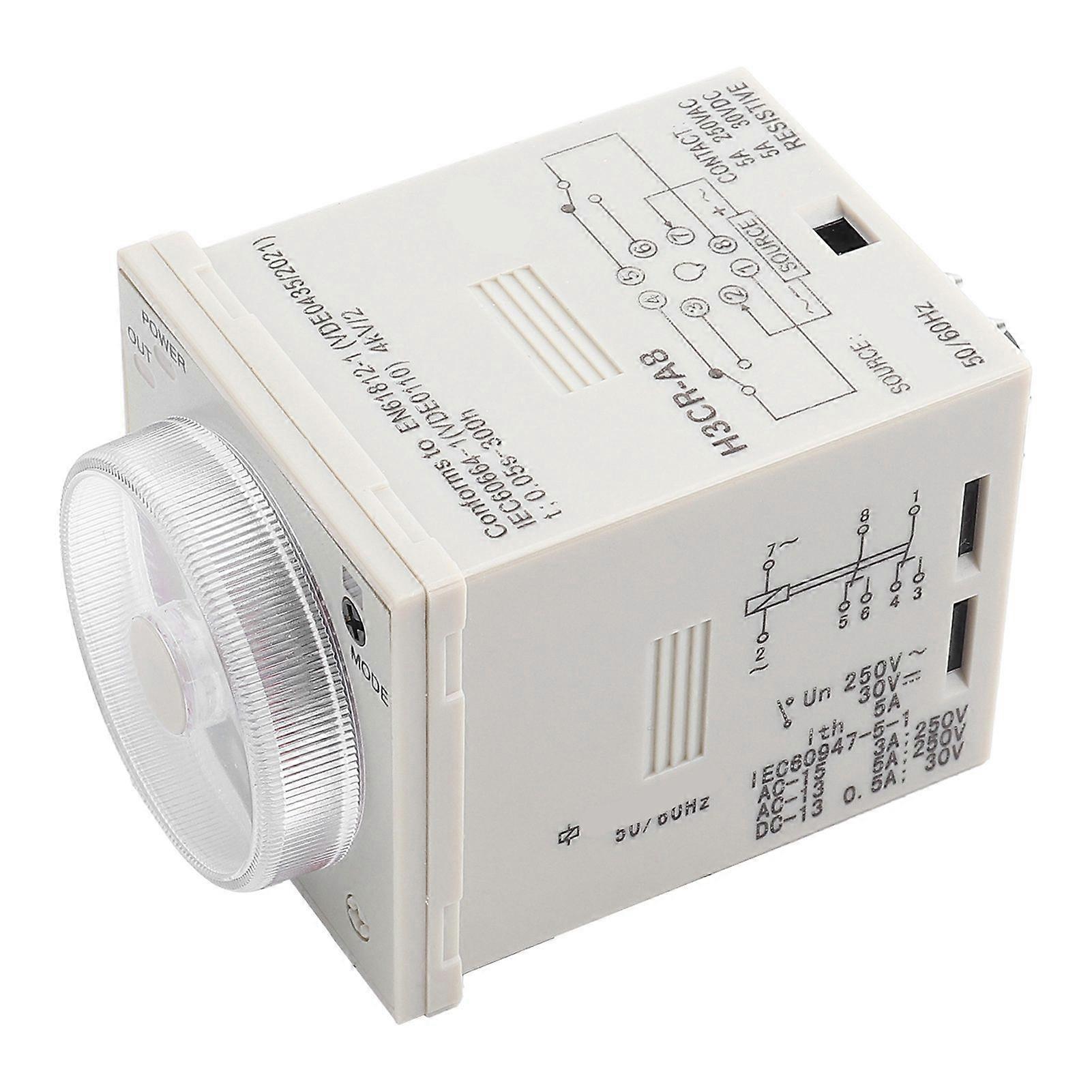 High quality  H3CR-A8 knob type time relay (8pin)