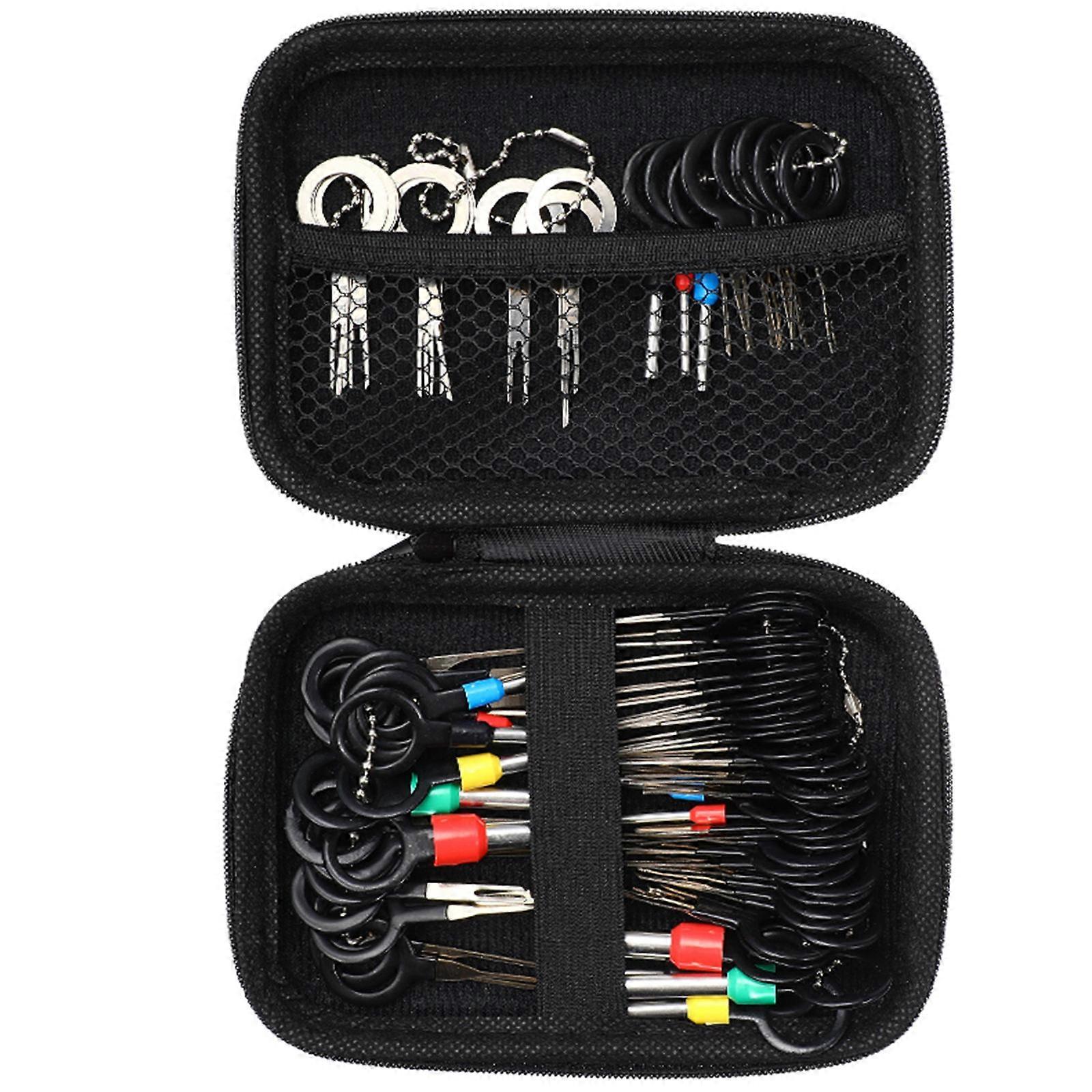 The **76pcs Automotive Terminal Removal Tool Kit** is a comprehensive and versatile set designed for automotive technicians, DIY enthusiasts, or