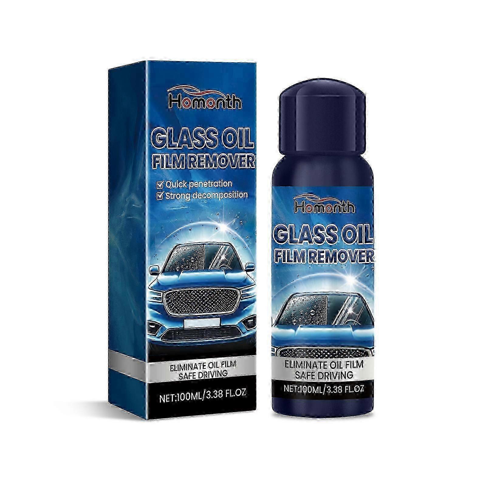 חומר ניקוי סרט שמן זכוכית לרכב להסרת כתמים להסרת סרט שמן טיהור סרט שמן שקוף