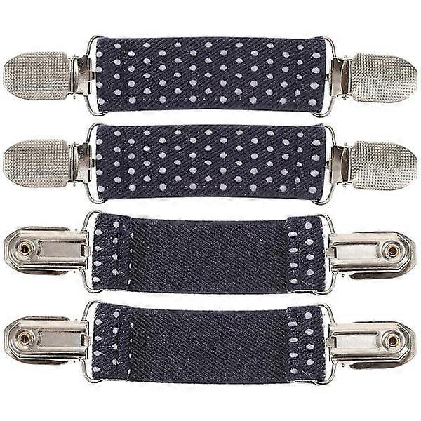 4-pack vantklämmor för barn - Vintervanthållare - Halkfria klämmor