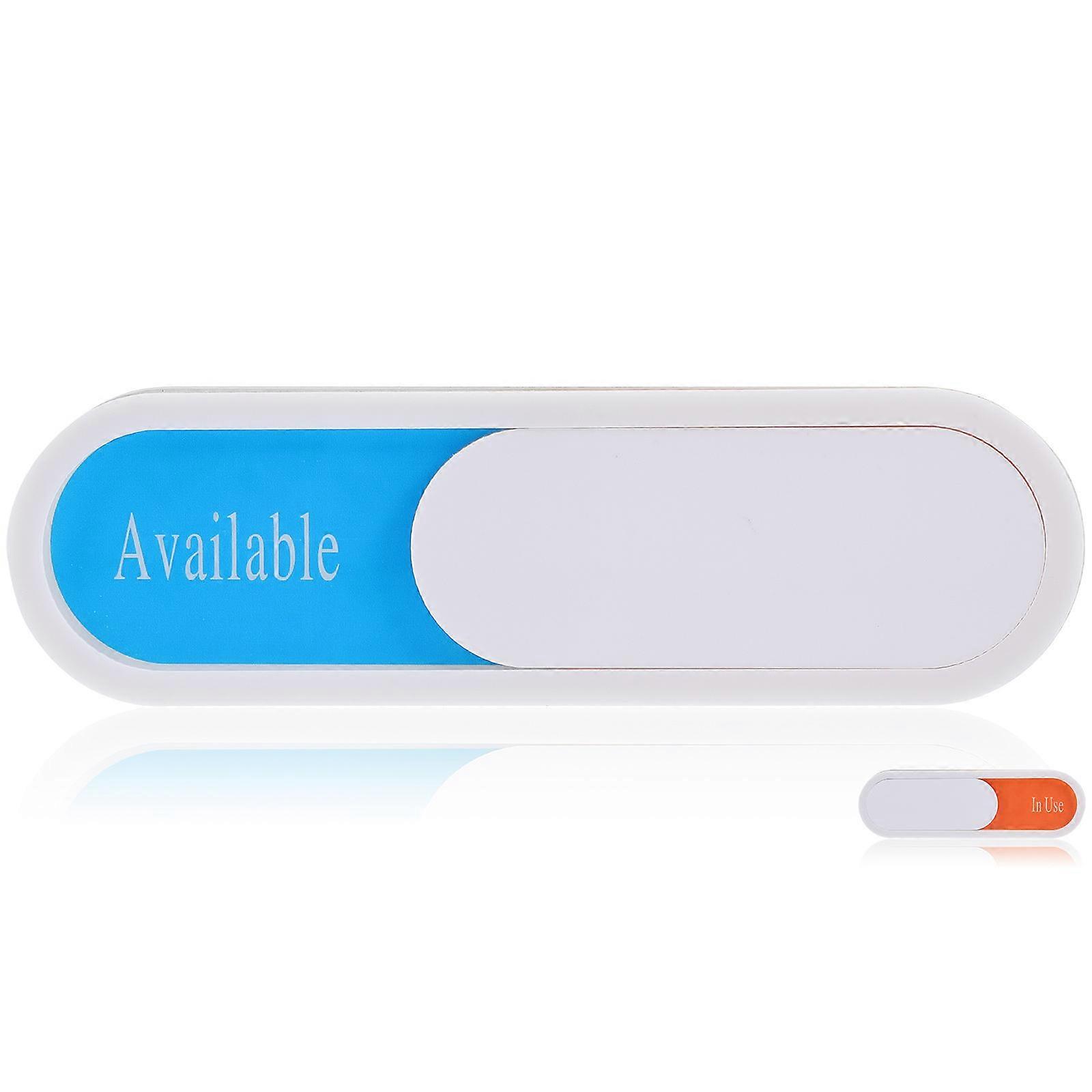 Modern Vacant Occupied Slider Sign for Office, Hotel & Public Restrooms – Stylish In Use Indicator for Meeting Rooms & Bathrooms