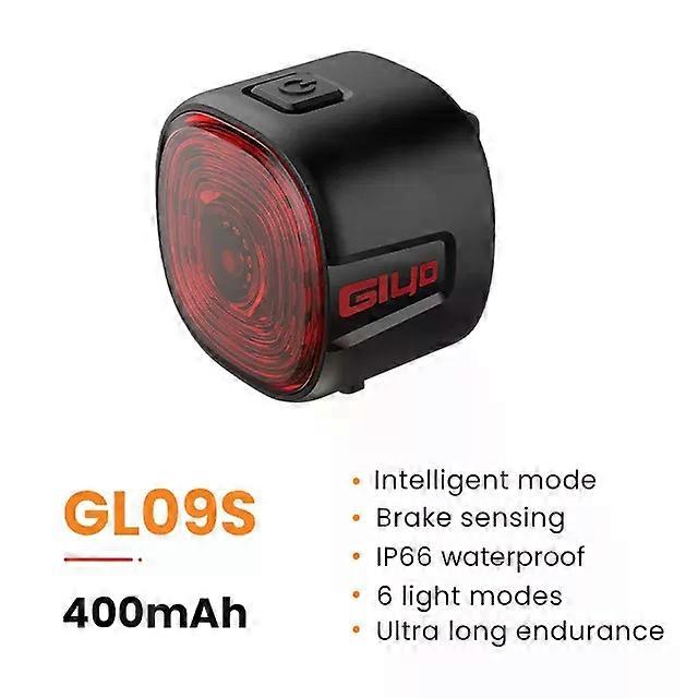 Bicycle Parts GIYO Bicycle Smart Taillight Rechargeable 6 Modes Waterproof LED GL09S Smart Brake Sensing Rear Light Cycling Seatpost Taillight