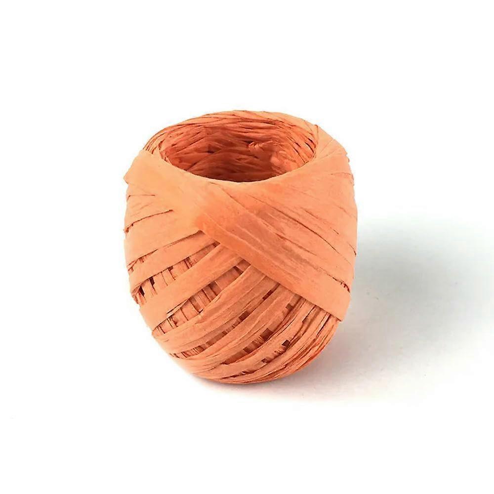 20m Bast Stroh Garn for Knitting and Crocheting, Natural Fiber for DIY Summer Sun Hat and Beach Bag Projects