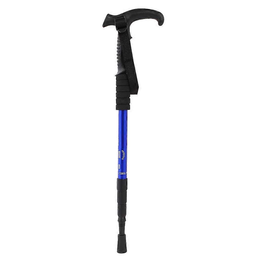 Trekking Pole Aluminium Alloy Telescopic Lightweight Non-Slip Hiking Stick for Camping Mountaineering 120 cm