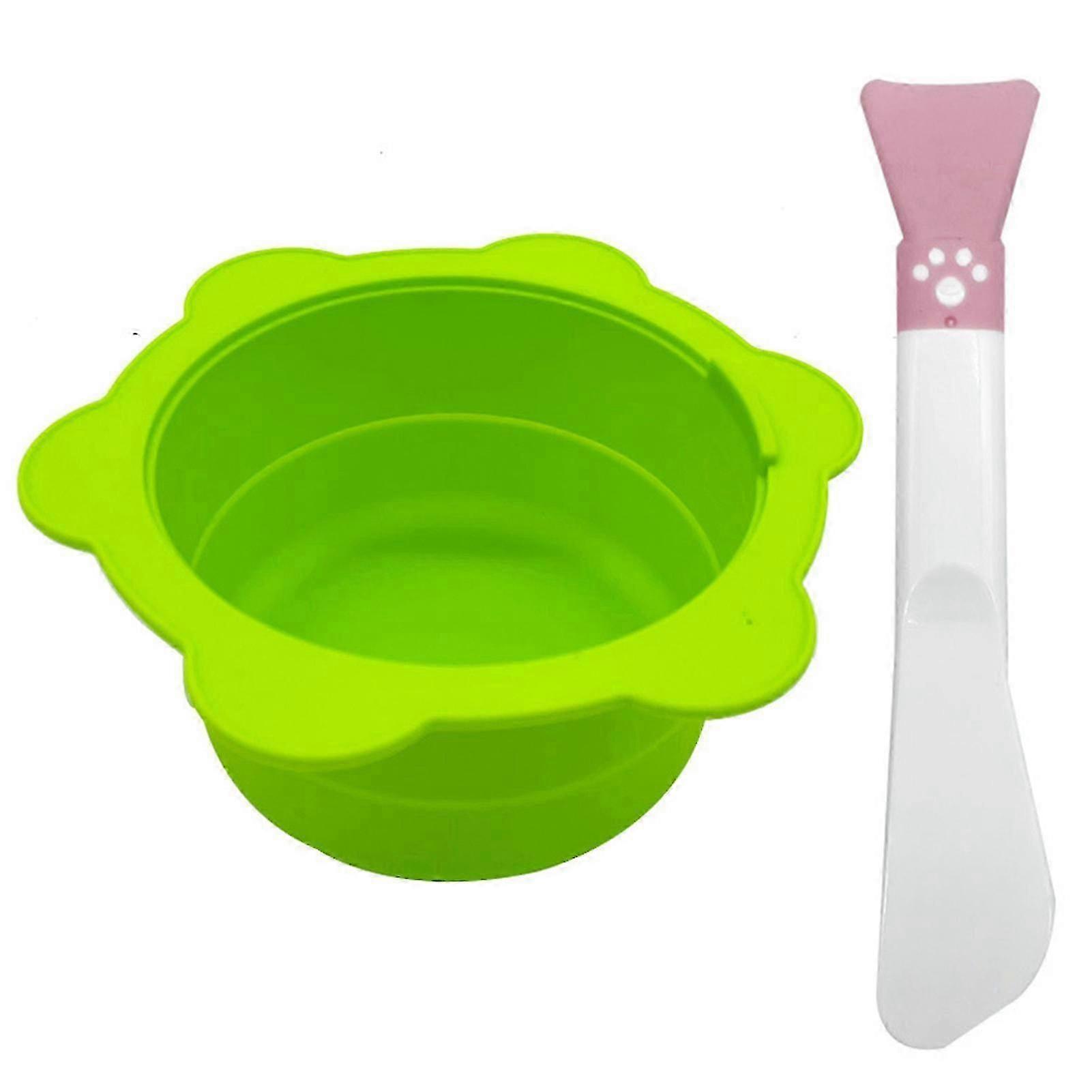 Wax Warmer Liner with Hair Removal Wax Spatula Stick Clear Scale Flower Shape Non-stick Reusable Wax Melt Warmer Wax Pot Replacement for Var